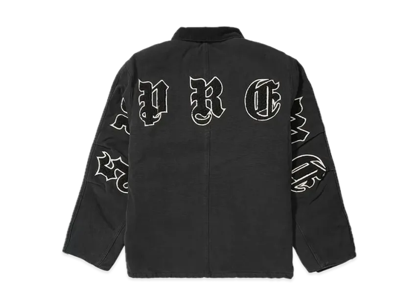 Supreme Old English Canvas Work Jacket Supreme Old English Canvas Work Jacket