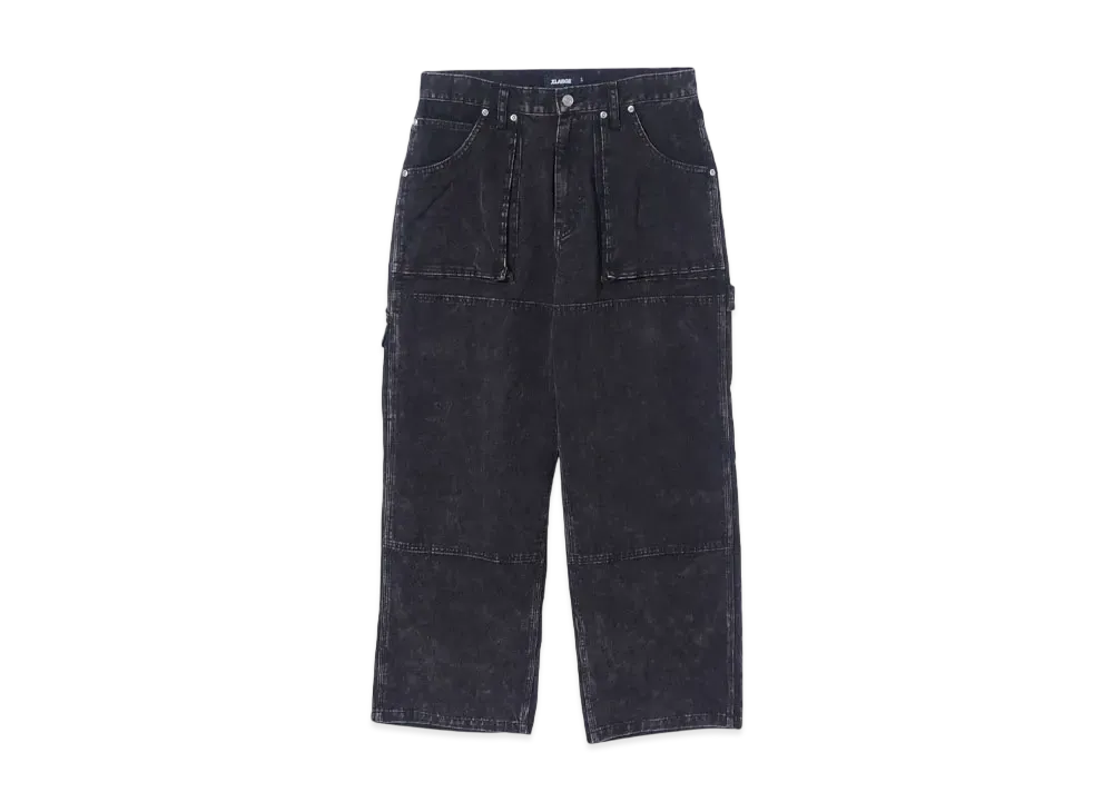 XLARGE AGING PAINTER PANTS "BLACK"