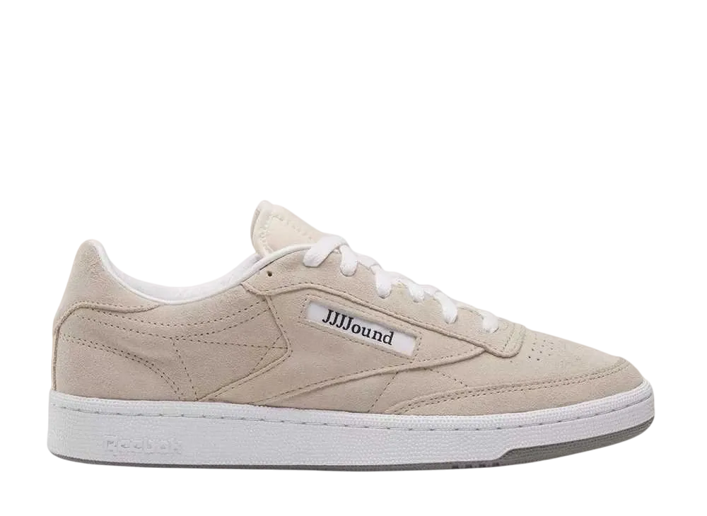 JJJJound × Reebok Club C 85 " Cork/White/Space Grey" (with Green Shoelaces) (100073319)