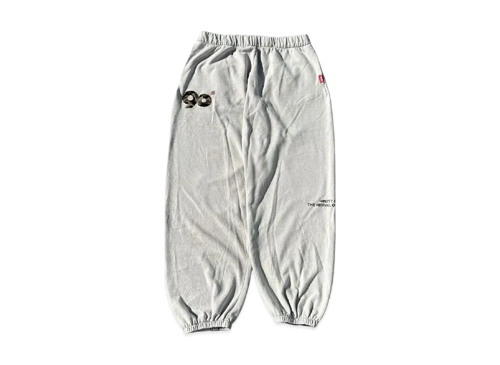 9090 90 Logo Assort Sweat Pants "PIGMENT BEIGE"