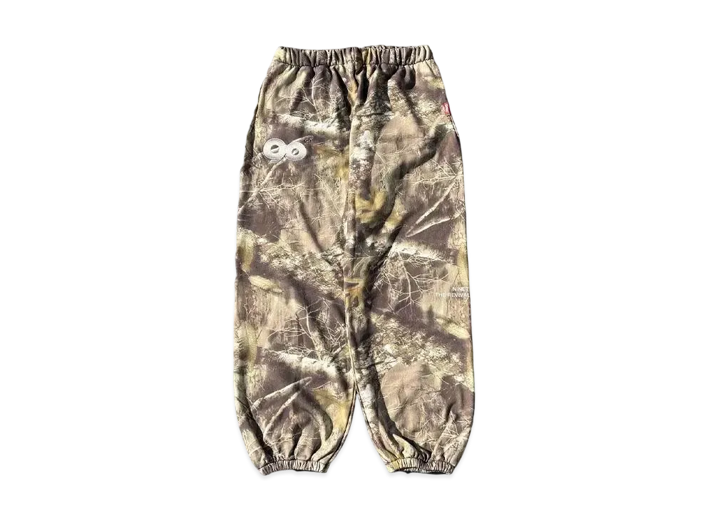 9090 90 Logo Assort Sweat Pants "GRAY REAL TREE"