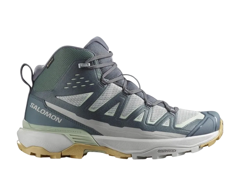 サロモン Xウルトラ360 エッジ ミッド ゴアテックス "グレーヴァイオレット/タービュランス/シーフォーム"