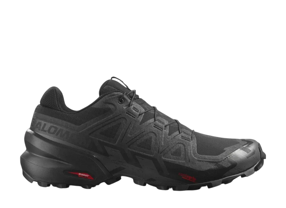 サロモン スピードクロス6 ワイド "ブラック/ブラック/ファントム"