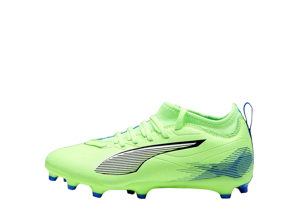 プーマ GS ウルトラ5 マッチ FG/AG "フィジーアップル/プーマホワイト/ブルーメイジング" (キッズ)