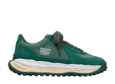 Maison MIHARA YASUHIRO LARRY OG Sole Mix Material Low-cut Sneaker "Green"
