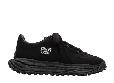 Maison MIHARA YASUHIRO LARRY OG Sole Canvas Low-cut Sneaker "Black/Black"
