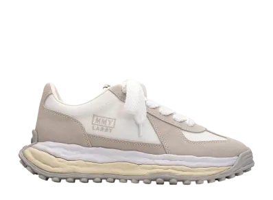 Maison MIHARA YASUHIRO LARRY OG Sole Mix Material Low-cut Sneaker "White"