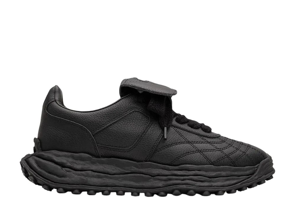 メゾンミハラヤスヒロ スコット オリジナル ソールレザー ローカット スニーカー "ブラック/ブラック" (A14FW701)