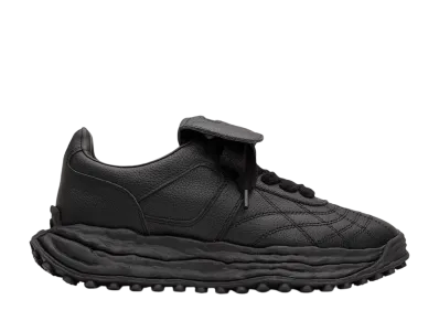 Maison MIHARA YASUHIRO SCOTT OG Sole Leather Low-cut Sneaker "Black/Black"