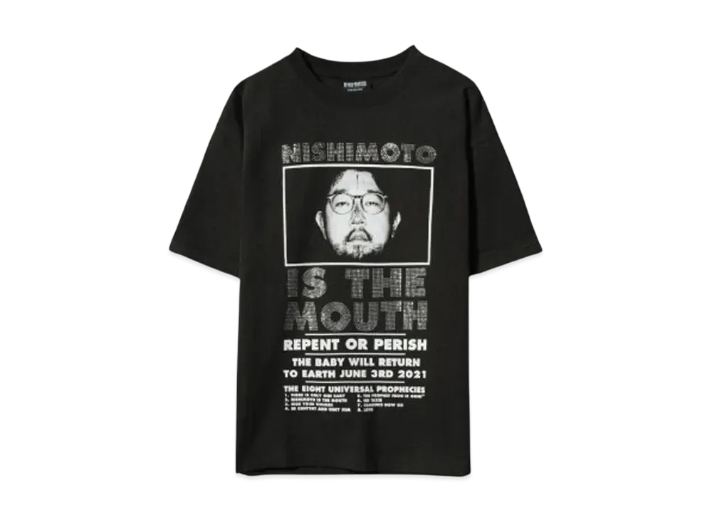 NISHIMOTO IS THE MOUTH CLASSIC S/S TEE Ex2 "BLACK x WHITE"