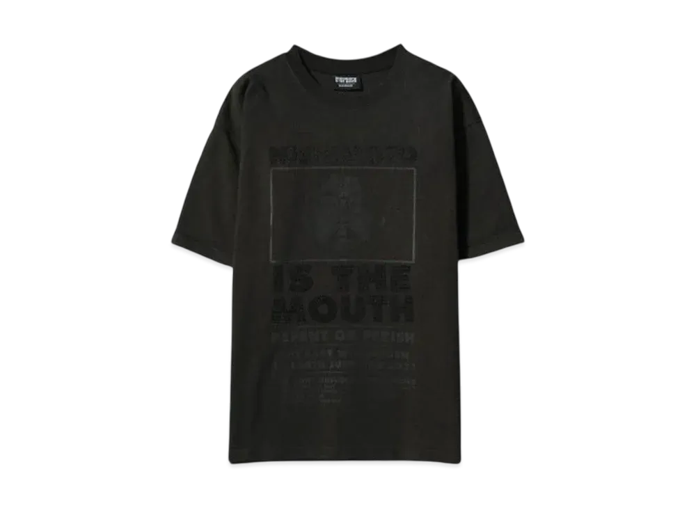 NISHIMOTO IS THE MOUTH CLASSIC S/S TEE Ex4 "BLACK x BLACK"