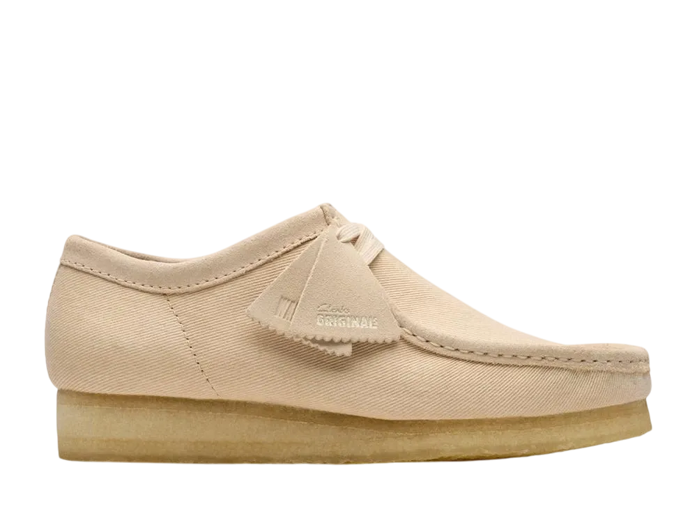 Clarks Wallabee "Taupe Canvas"