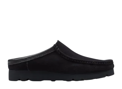 Clarks Wallabee Slip "Black Suede"