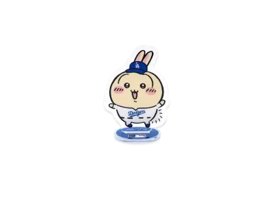 MLB x Chiikawa Tokyo Series Acrylic Stand Usagi (Dodgers) "Yellow"