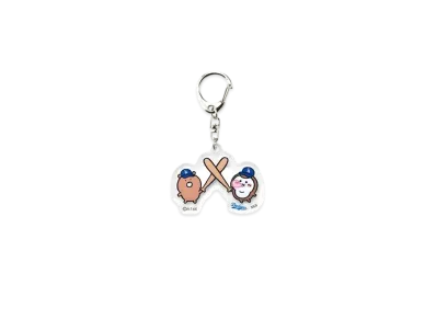 MLB x Chiikawa Tokyo Series Acrylic Key Holder Kumanonuigurumi&Kabutomushi "Multi"