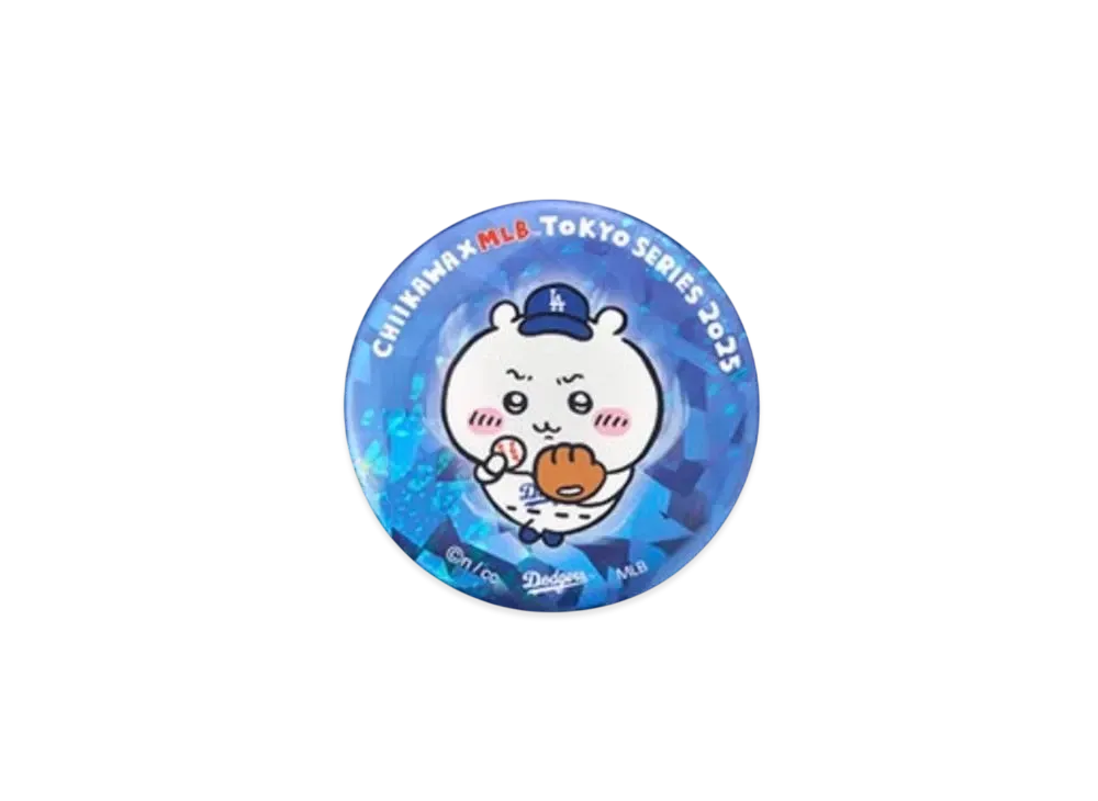MLB x Chiikawa Tokyo Series Hologram Badge Chiikawa "Blue"