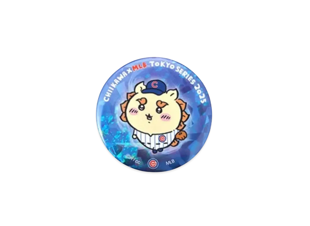 MLB x Chiikawa Tokyo Series Hologram Badge Shisa "Blue"