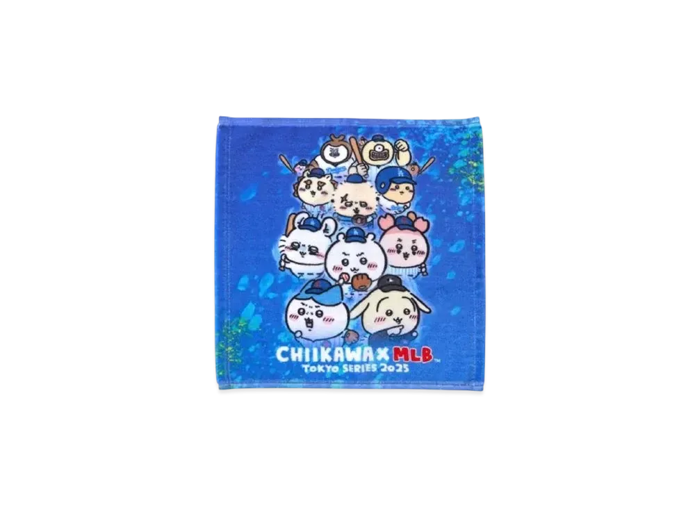 MLB x Chiikawa Tokyo Series Hand Towel "Blue"