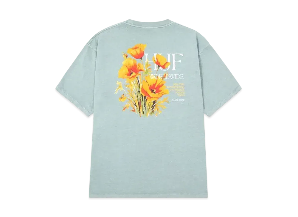 HUF Poppy Tee "Sage"