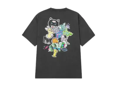 HUF Sticker Tee "Black"