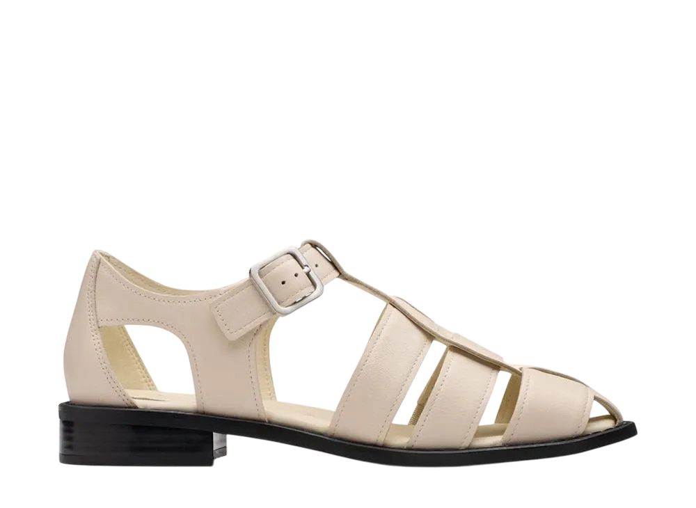 Clarks Women's Hana Sun "Off White Leather"