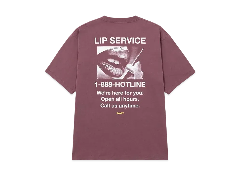 HUF Hotline Tee "Dark Purple"