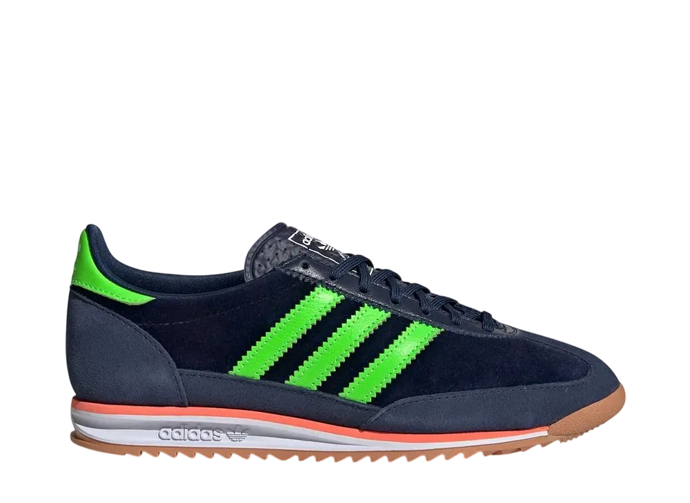 アディダスオリジナルス ウィメンズ SL72 OG "ナイトインディゴ/ソーラーグリーン/ガム"