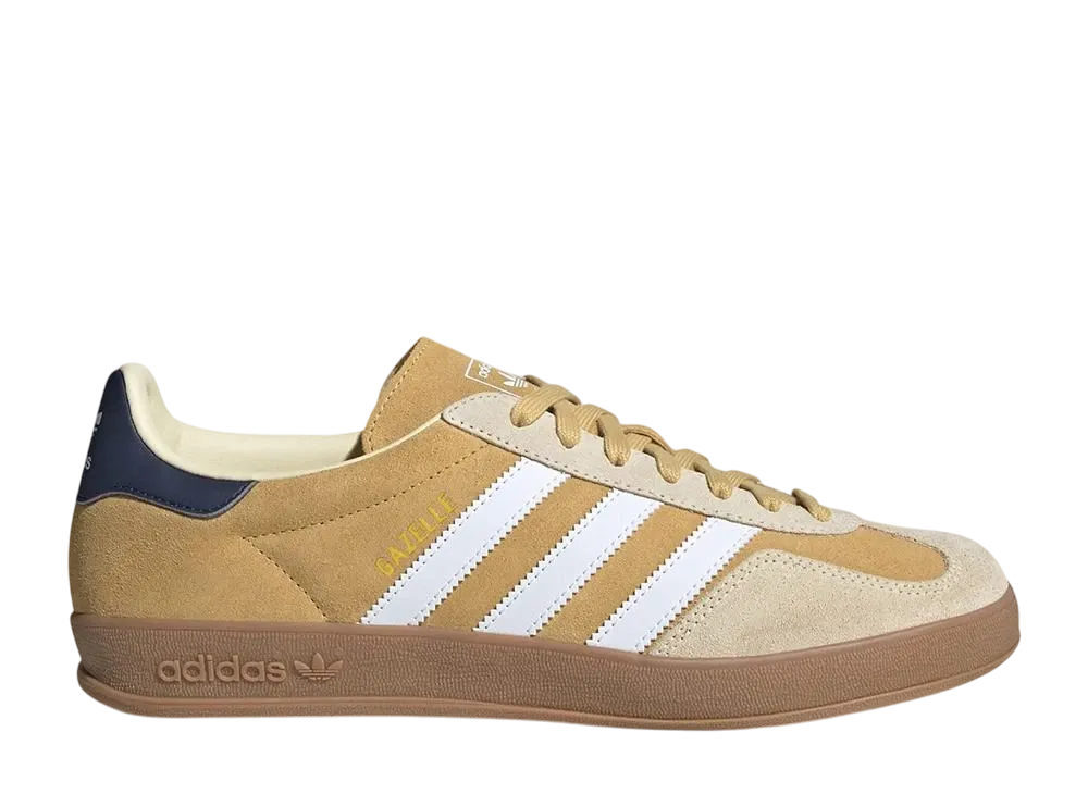 アディダスオリジナルス ガゼル インドア "オート/クラウドホワイト/シャドウネイビー"
