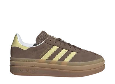 adidas Women's Gazelle Bold "Earth Strata/Powder Yellow/Cloud White"