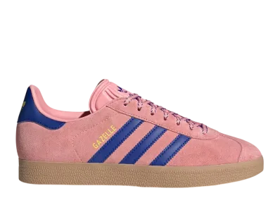 アディダスオリジナルス ガゼル "セミピンクスパーク/ルシッドブルー/ピュアサルファー"