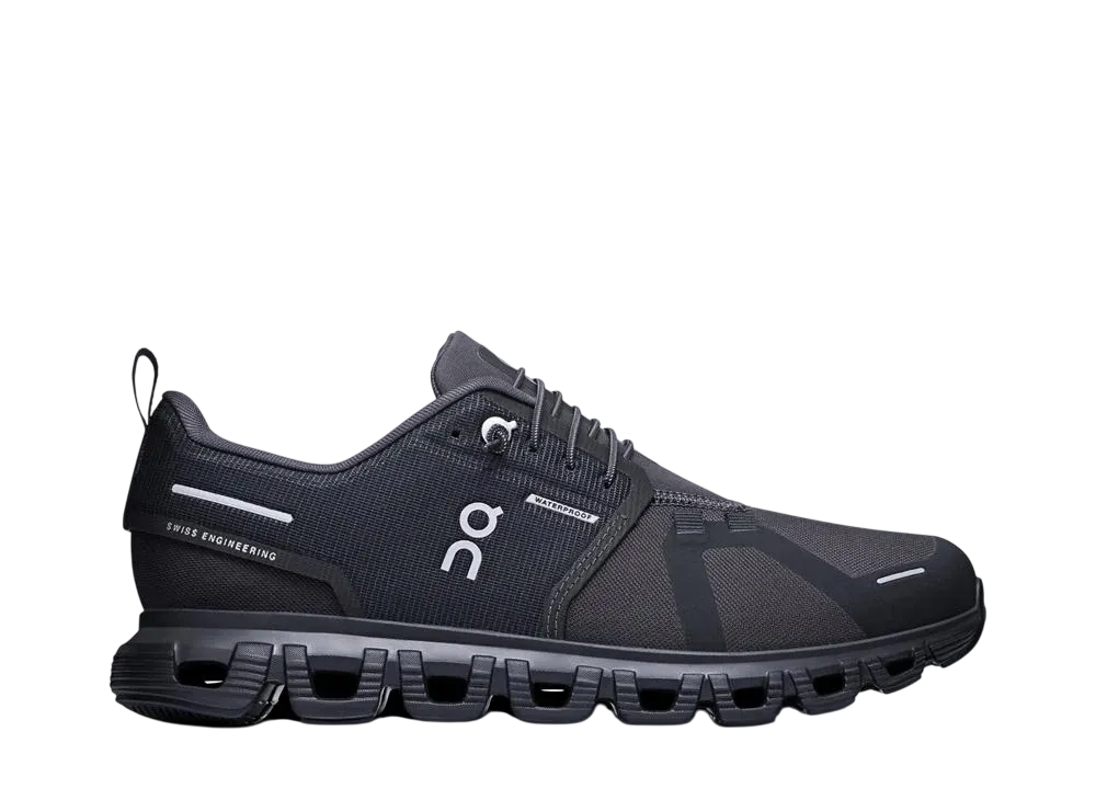 On Women's Cloud 6 Waterproof "Black/Black"