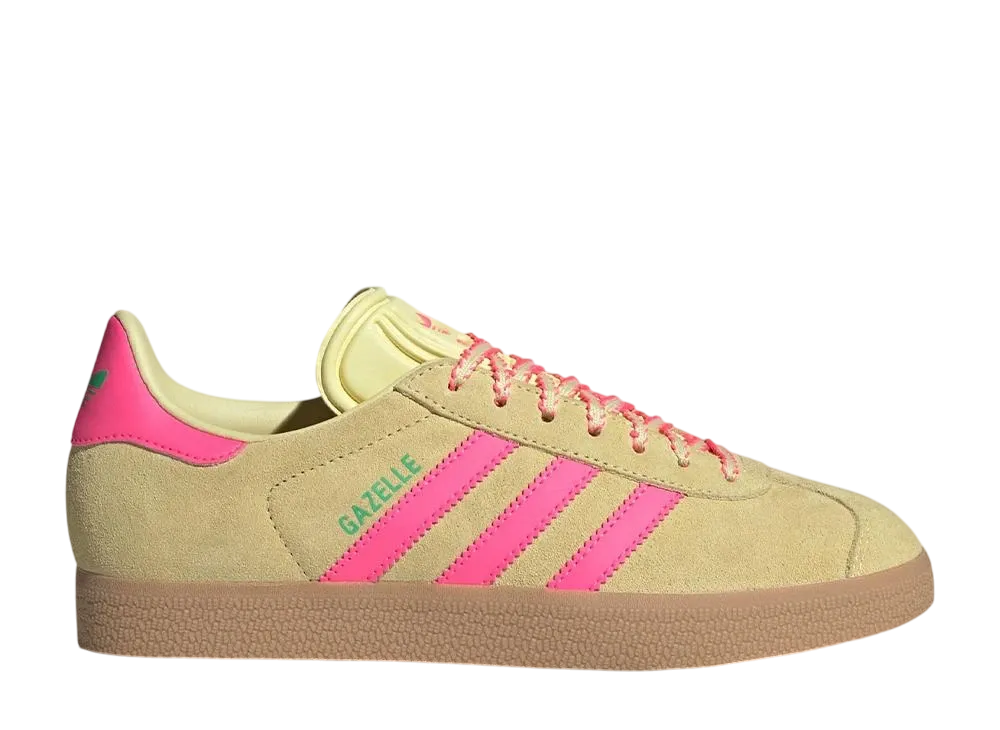 adidas Gazelle "Powder Yellow/Lucid Pink/Gum"