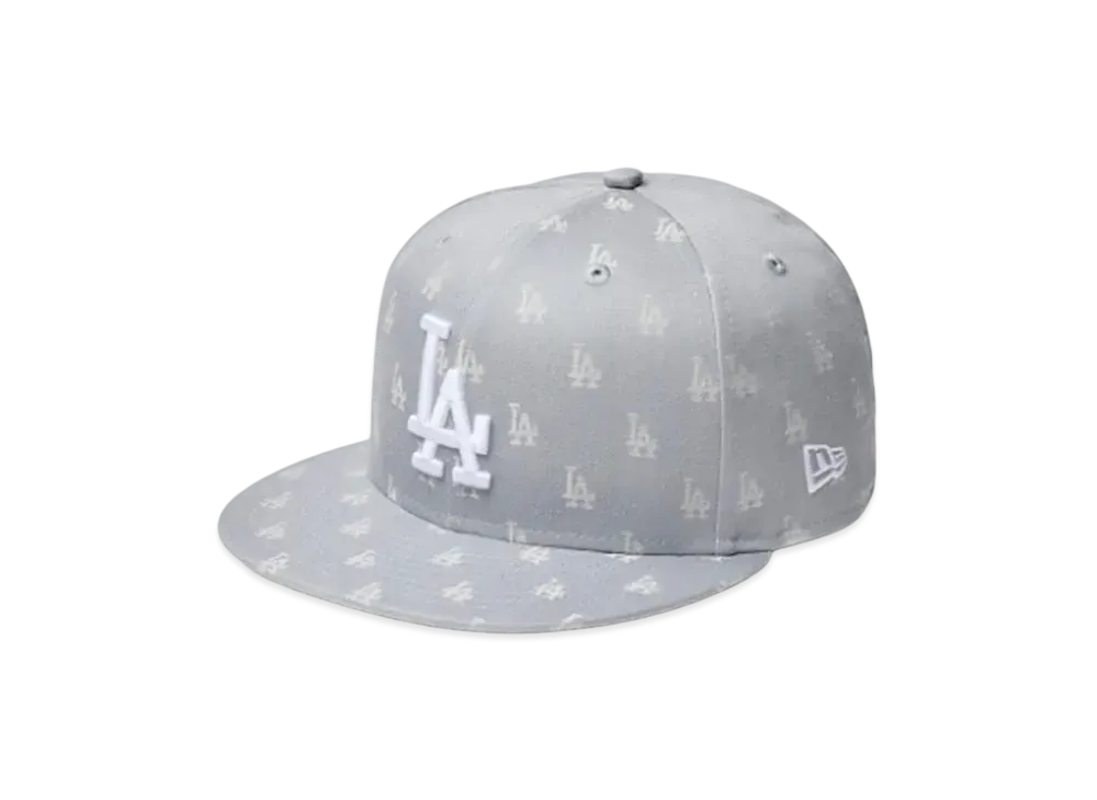 NEW ERA 59Fifty MLB Jacquard Los Angeles Dodgers "Gray/White"