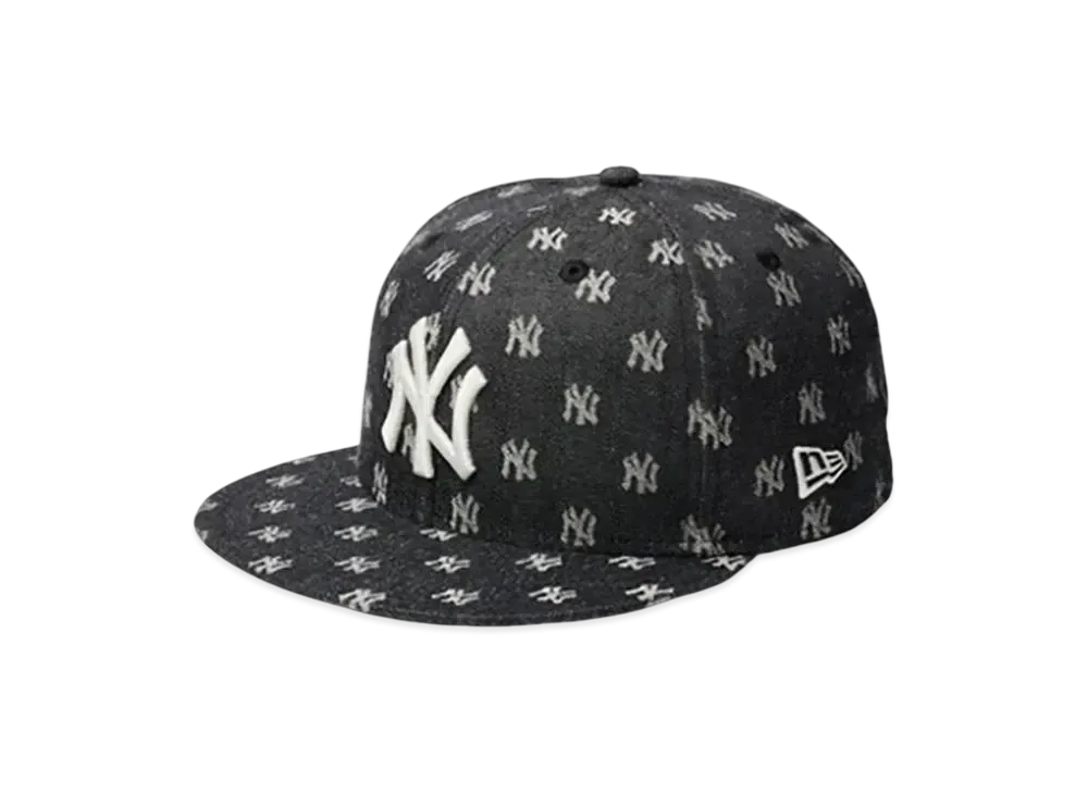 NEW ERA 59Fifty MLB Jacquard New York Yankees "Black/Chrome"