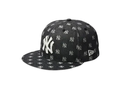 NEW ERA 59Fifty MLB Jacquard New York Yankees "Black/Chrome"
