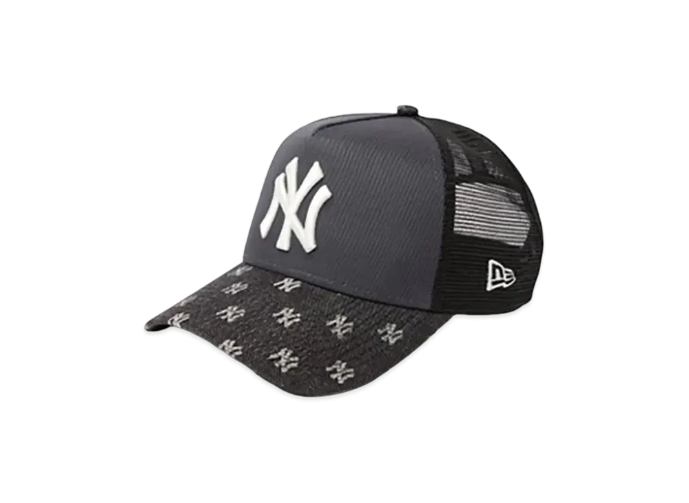NEW ERA 9Forty A-Frame Tracker MLB Jacquard New York Yankees "Black/Chrome"