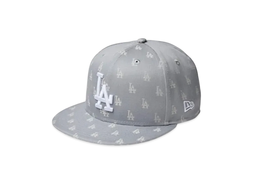 NEW ERA 9Fifty MLB Jacquard Los Angeles Dodgers "Gray/White"