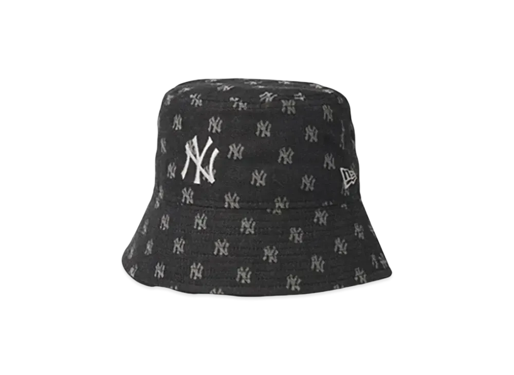 NEW ERA Bucket 01 Sailor Brim MLB Jacquard New York Yankees "Black/Chrome"