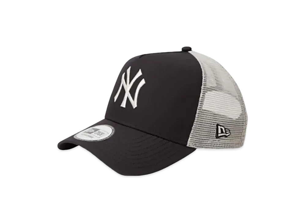 NEW ERA 9Forty A-Frame Tracker MLB Typewriter New York Yankees "Black/Chrome White"