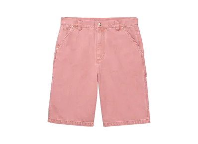 Carhartt WIP Nash Single Knee Long Short "Sulfur Red(Enzyme Bleach Washed)"