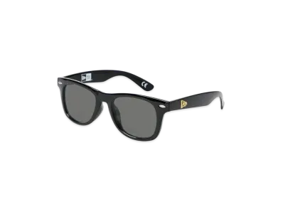 NEW ERA Sunglasses Wellington Square Lens Shiny Black Frame Photochromic Grey Lens "Black/Gray"