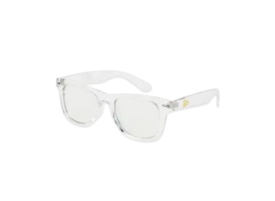 NEW ERA Sunglasses Wellington Square Lens Clear Frame Photochromic Green Lens "Clear/Green"