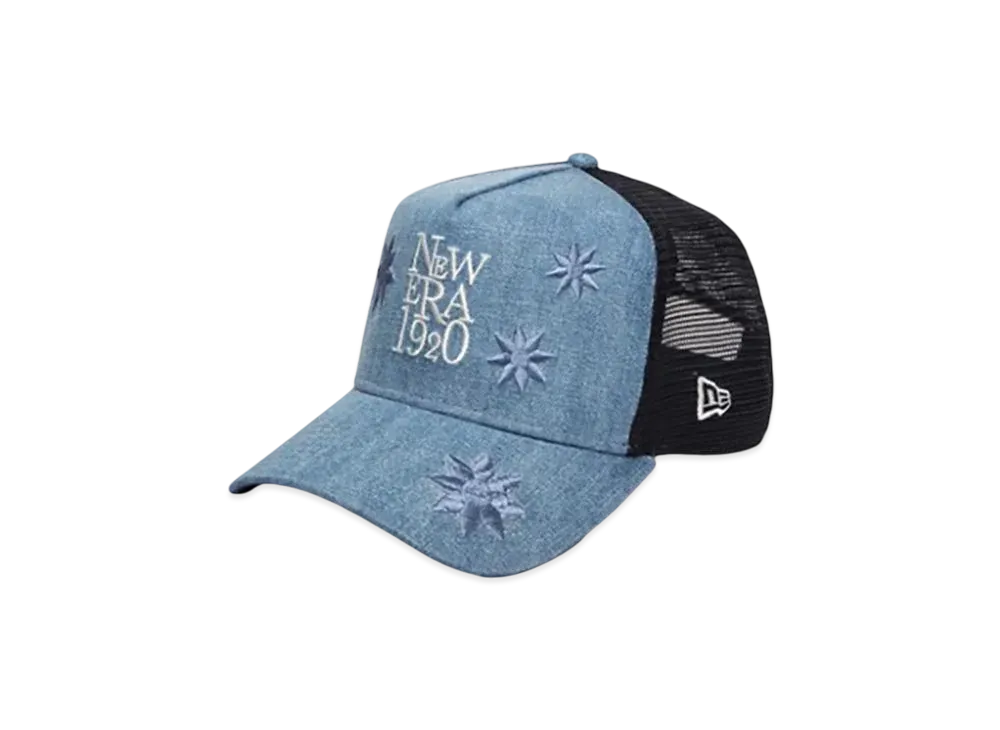 NEW ERA 9Forty A-Frame Tracker Flower Embroidery New Era 1920 "Navy"