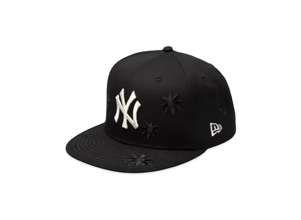 NEW ERA 59Fifty Flower Embroidery New York Yankees "Black"