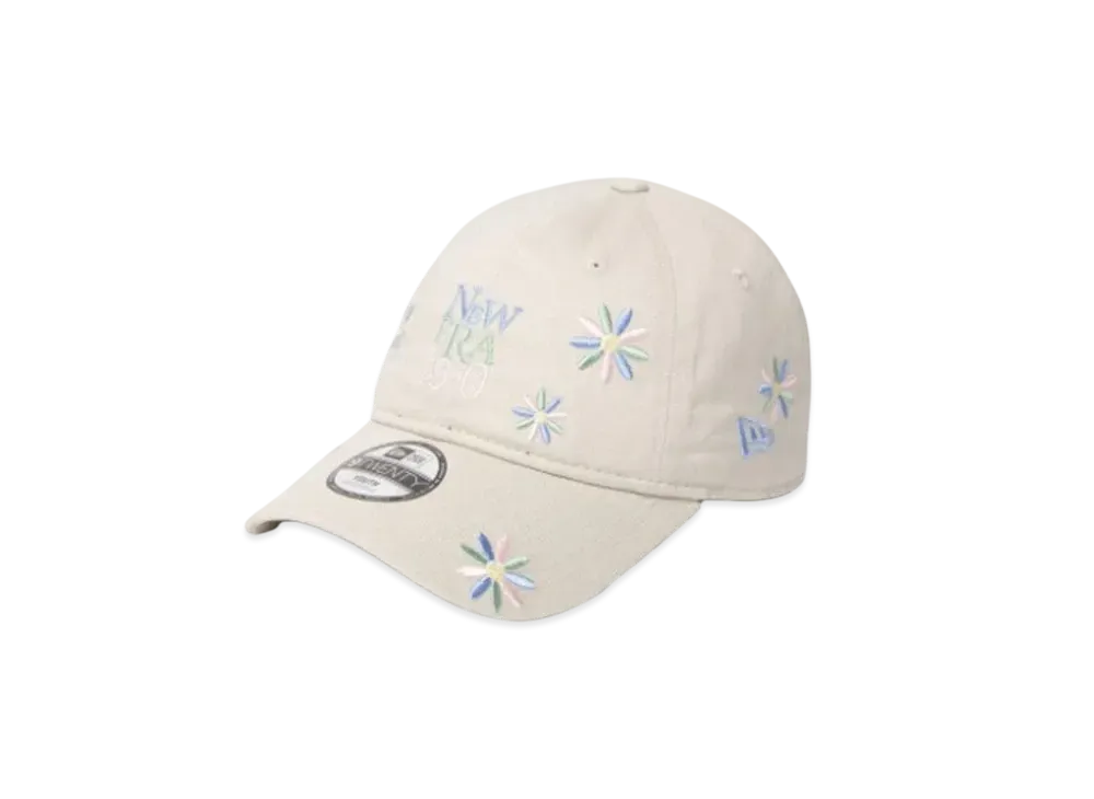 NEW ERA Youth 9Twenty Flower Embroidery New Era 1920 "Stone"