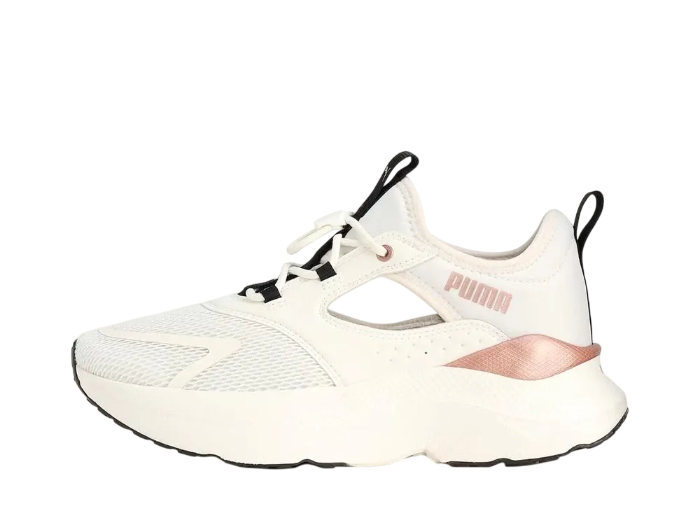Puma Women's Softride Mayve Mule "Warm White/Rose Gold/Puma Black"