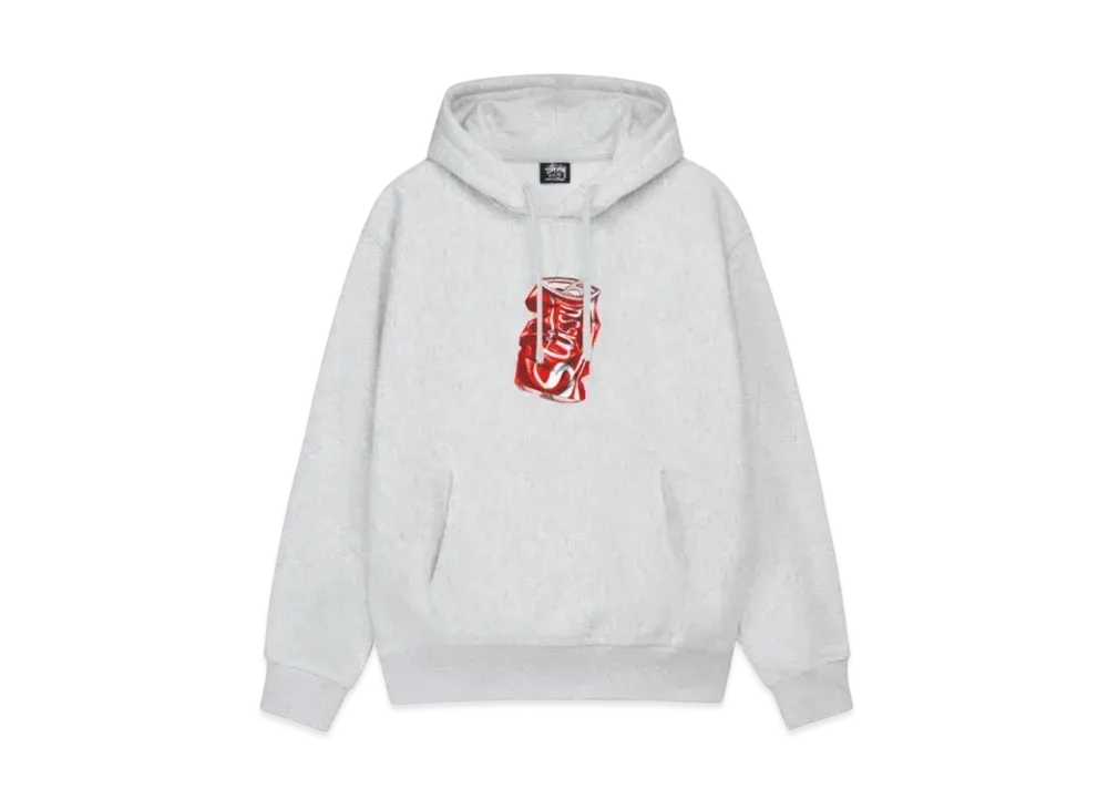 ステューシー ソーダ カン フーディー "アッシュヘザー"