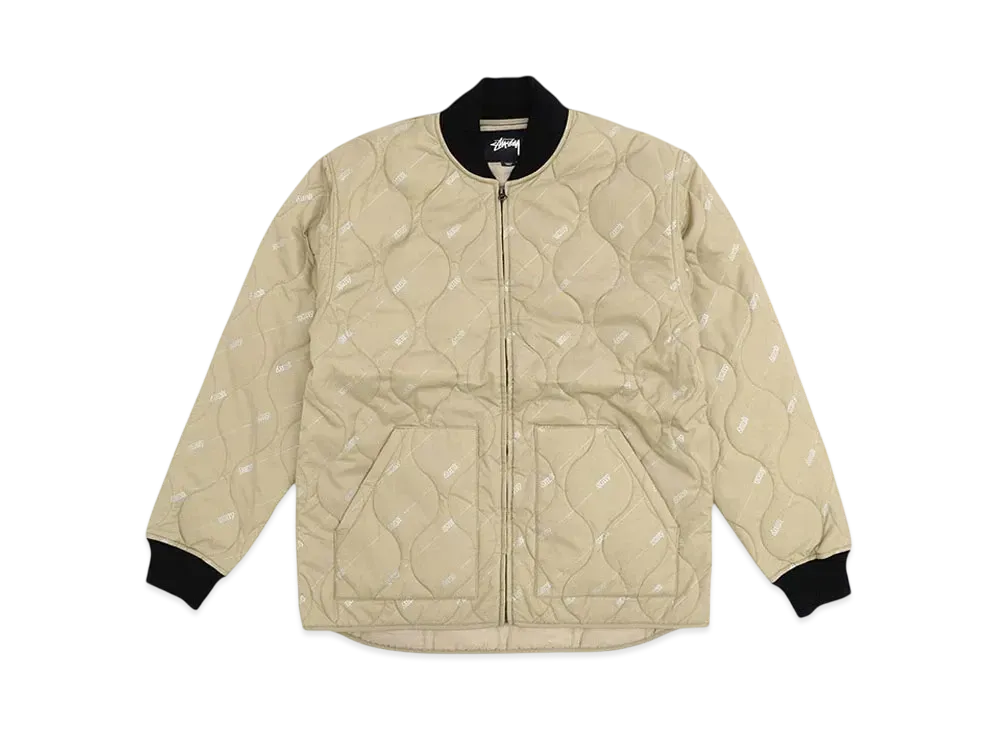 Stussy Quilting Jacket "Beige"