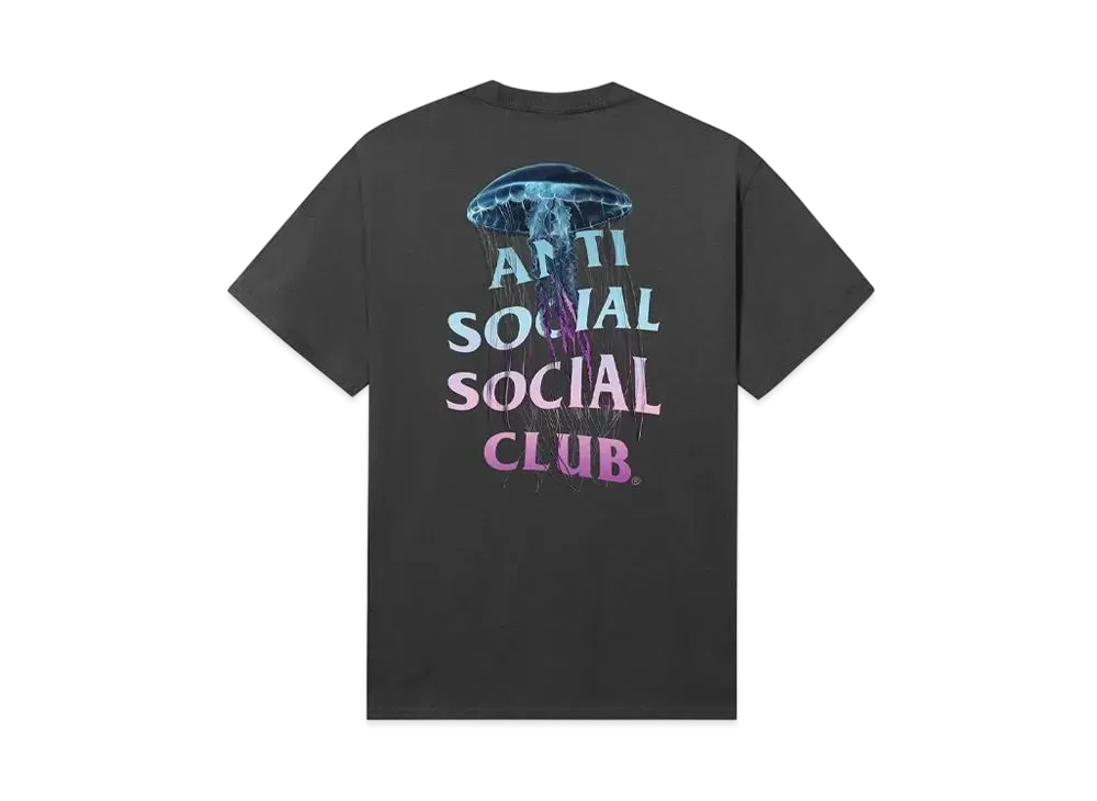 ANTI SOCIAL SOCIAL CLUB Jellyfish Tee "Charcoal"