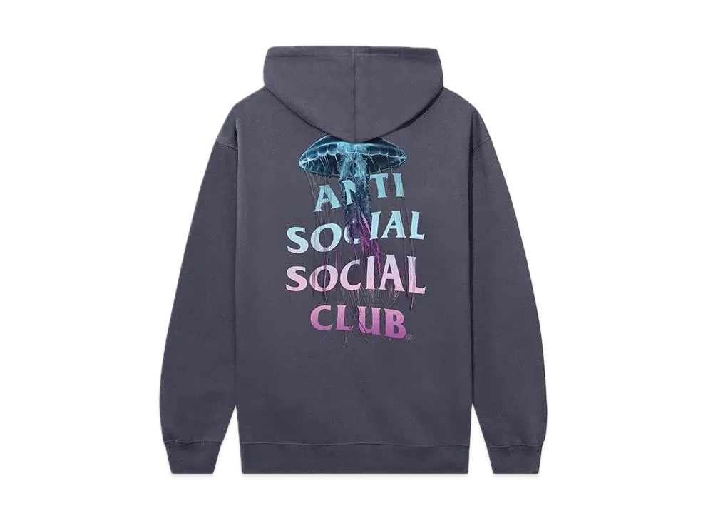 ANTI SOCIAL SOCIAL CLUB Jellyfish Hoodie "Slate Blue"